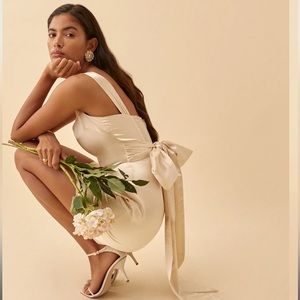 BNWT Reformation Silk Riviera Dress